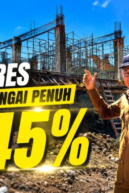 Progres Pembangunan Pasar Sungai Penuh Capai 45 Persen