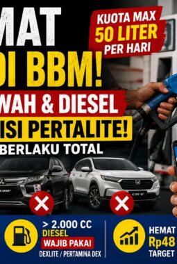 Kiamat Subsidi Mobil Mewah dan Diesel: Pemerintah Berlakukan BBM Tepat Sasaran Secara Total