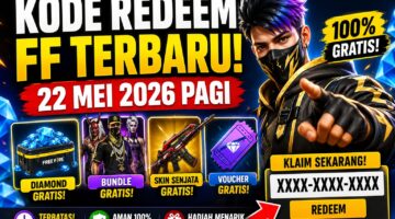 Kode Redeem FF Terbaru 22 Mei 2026 Pagi: Klaim Diamond, Bundle, dan Skin Gratis Sebelum Hangus!