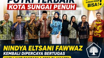 Putri Terbaik Kota Sungai Penuh Kembali Jalankan Tugas Negara pada Hari Lahir Pancasila 2026