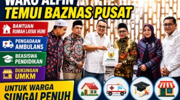 Temui Baznas Pusat, Wako Alfin Perjuangkan Rumah Layak Huni dan Ambulans