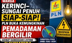 Warga Kerinci–Sungai Penuh Siap-Siap, PLN Buka Kemungkinan Pemadaman Bergilir Akibat Gangguan Sistem Sumatera