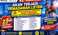 PLN Umumkan Pemadaman Bergilir, 23 Desa di Kerinci – Sungai Penuh Terdampak