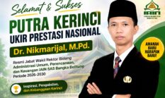 Putra Terbaik Kerinci Ukir Prestasi, Dr. Nikmarijal Resmi Jabat Warek di IAIN Bangka Belitung