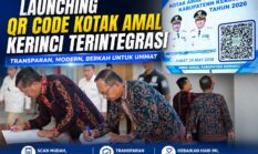 Bupati Monadi Launching QR Code Kotak Amal Terintegrasi