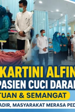 Penuh Haru, Ny. Sri Kartini Alfin Hadirkan Semangat bagi Pasien Cuci Darah di RSUD MH Thalib