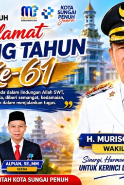 Ucapan Pemkot Sungai Penuh untuk H. Murison Jadi Simbol Harmoni Dua Daerah Bertetangga
