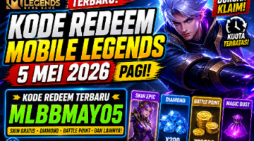 Kode Redeem ML Terbaru 5 Mei 2026 Pagi, Klaim Sekarang dan Dapatkan Skin Gratis hingga Diamond