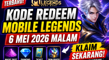 Kode Redeem Mobile Legends Terbaru 6 Mei 2026 Malam: Klaim Sekarang, Hadiah Skin dan Diamond Menanti!