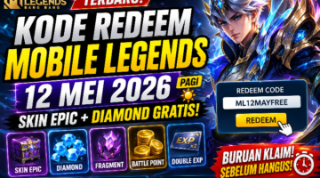 Kode Redeem Mobile Legends Terbaru 12 Mei 2026 Pagi, Klaim Skin dan Diamond Gratis