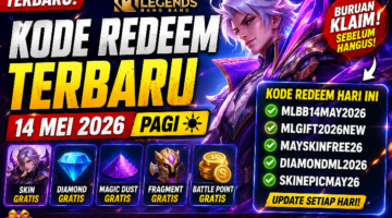 Kode Redeem Mobile Legends Terbaru 14 Mei 2026 Pagi: Klaim Skin, Diamond, dan Fragment Gratis