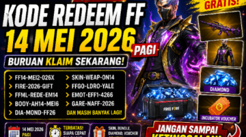Kode Redeem FF Terbaru 14 Mei 2026 Pagi: Buruan Klaim Hadiah Skin, Diamond, dan Bundle Gratis