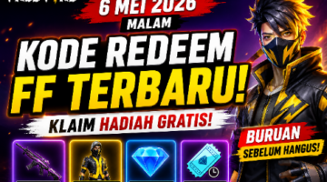 Kode Redeem FF Terbaru 6 Mei 2026 Malam Resmi Rilis! Buruan Klaim Hadiah Skin, Diamond, dan Bundle Gratis