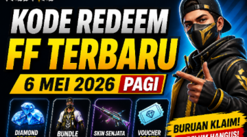 Kode Redeem FF Terbaru 6 Mei 2026 Pagi Resmi Hadir, Klaim Diamond dan Bundle Gratis