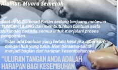 Muhammad Farlan dari Muara Semerah Berjuang Melawan Tumor Tulang, Karang Taruna Buka Donasi untuk Bantu Pengobatan