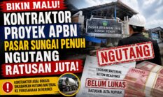 Bikin Malu! Kontraktor Proyek APBN Pasar Sungai Penuh Dikabarkan Ngutang Ratusan Juta