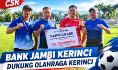 Bank Jambi Cabang Kerinci Serahkan Dana CSR ke PSSI, Dukung Kemajuan Olahraga Kerinci