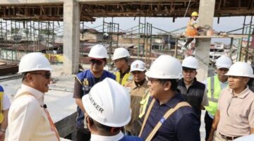 Wako Alfin Kawal Percepatan Pembangunan Pasar Beringin Jaya Sungai Penuh