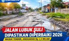 Jalan Lubuk Suli Dipastikan Diperbaiki 2026, Anggaran Capai Rp1,5 Miliar