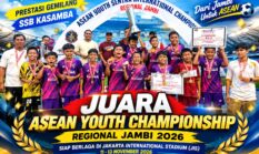 SSB Kasamba Juara ASEAN Youth Championship Regional Jambi 2026, Siap Tampil di JIS Jakarta